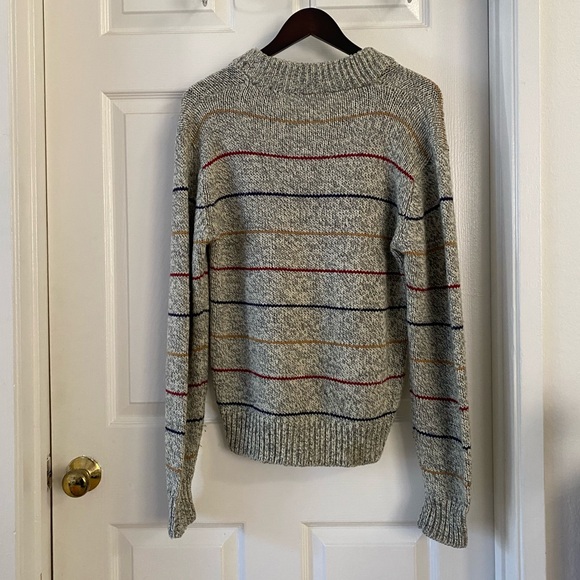 Vintage grey wool knit sweater - Picture 3 of 5